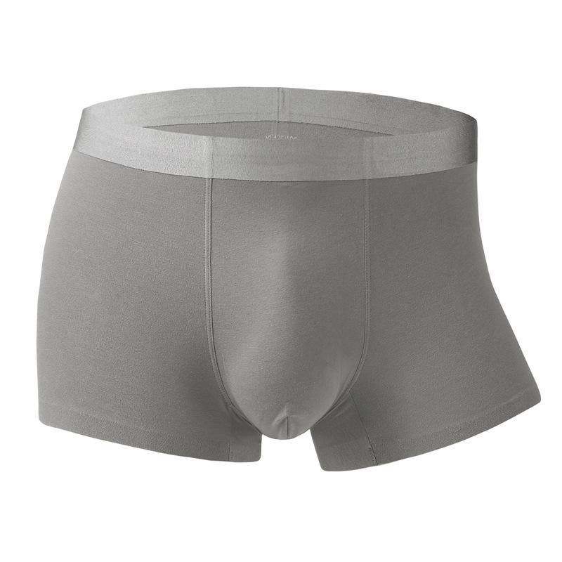 60 Однотонное мужское нижнее белье из хлопка большого размера, мужское бесшовное нижнее белье, дышащие трусы-боксеры для мальчиков