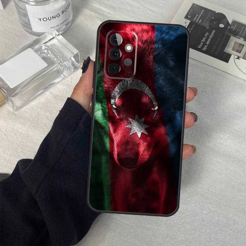 Чехол для телефона Флаг Азербайджана Для Samsung Galaxy A34 A54 A14 A13 A23 A33 A53 A73 A52 A42 A32 A22 A12 A51 A71