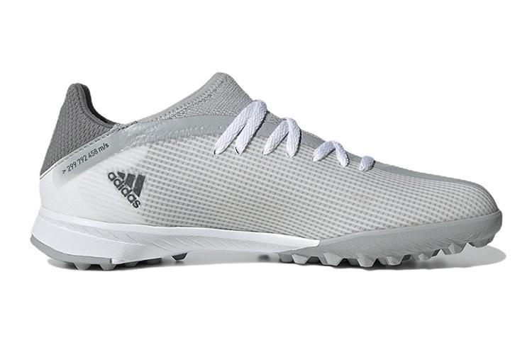 adidas X Speedflow.3 Нескользящие Устойчивые к истиранию Низкие Футбольные Бутсы Серые Детские FY3322