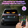 2Pcs LED Matrix Pixel Panel Light Bluetooth App Control Scrolling Advertising 5V USB LED Car Sign Animation Programmable For Ca