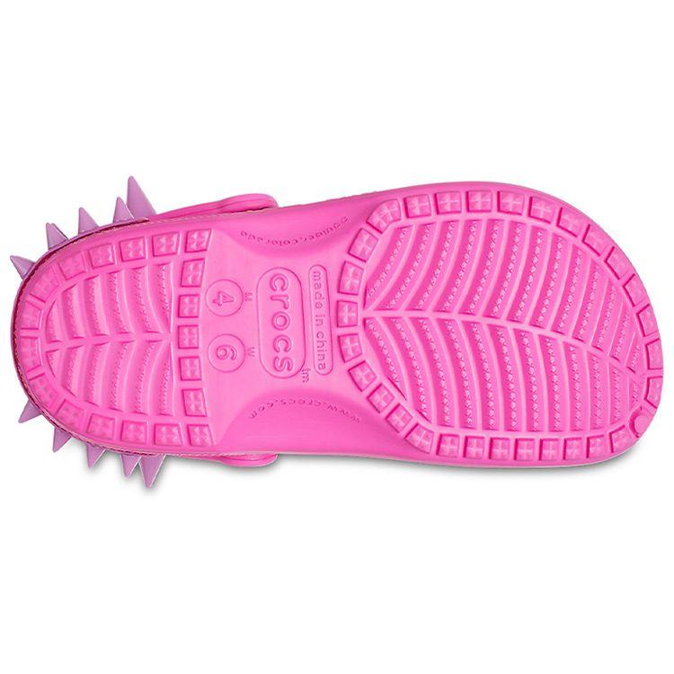 Crocs LittleBig X Классические клоги EVA Полые Модные Клоги на толстой подошве Унисекс клоги Розовый 207546-6QQ