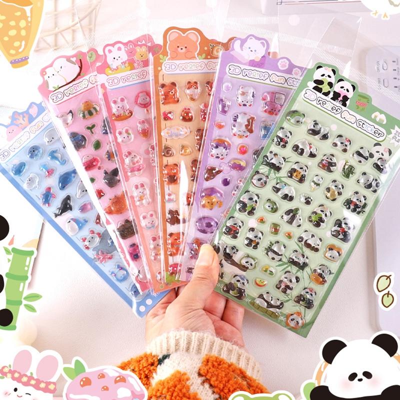 3D Милые Конфетные Капли Наклейки Kawaii 3D Рельефные Наклейки Чехол для Телефона Ноутбук Скрапбукинг Стикер-Шов Подарки на Вечеринку Детские Подарки