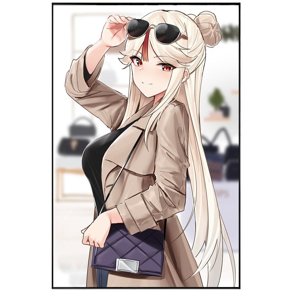 5d Diy Diamond Painting D Animation Game Girls Full Round Diamond Embroidery Cartoon Rhinestone Mosaic Set Home Decor