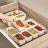 Seasoning Storage Box, Spice Storage Box, Integrated Multi Grid Storage Sealed Tank, Moisture-Proof Salt Tank, Kitchen Supplies