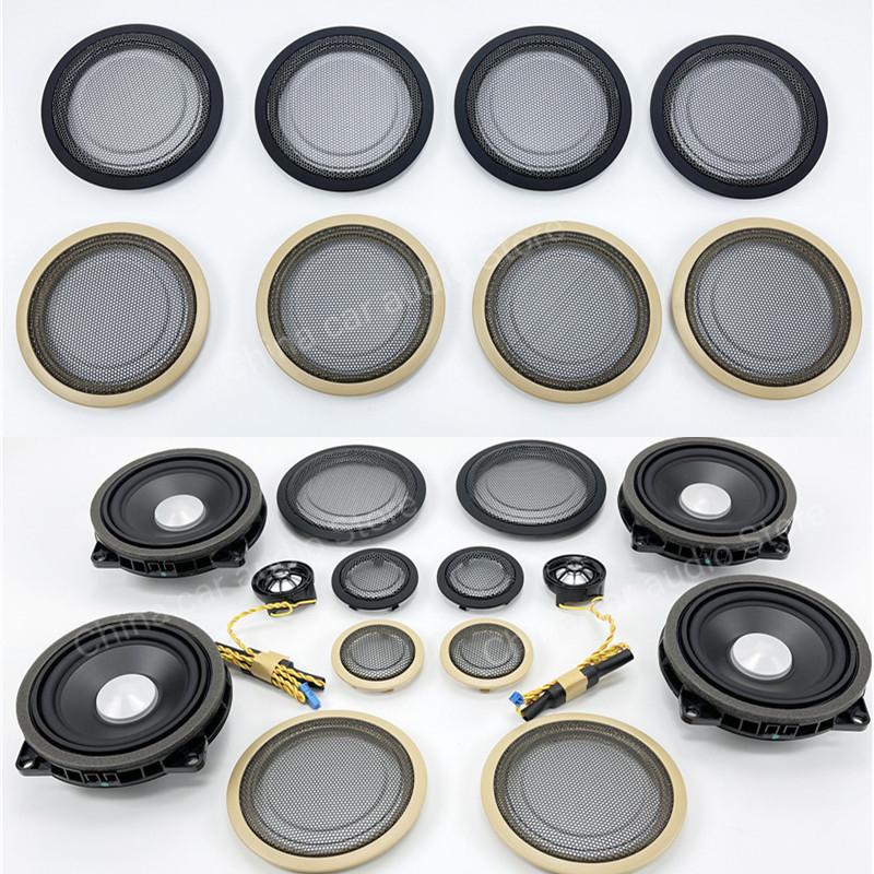 Чехлы на динамики передней и задней двери автомобиля для BMW F30 F31 F32 F33 F34 F48 F36 F80 F39 X1 X2 3 GT 2 4 Series Mid High Range Audio