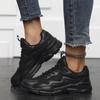 Кроссовки Фитнес Спортивная повседневная обувь Кроссовки Трансбордерные легкие осенние сетчатые дышащие и универсальные повседневные туфли черные кроссовки