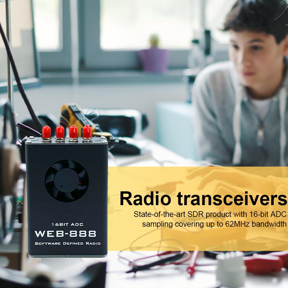Web-888 16-битный АЦП DDC Web SDR 62M полоса пропускания 10 кГц до 60 МГц HF VHF Web программно-определяемое радио SDR радиоприемник радио для любителей