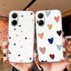 Чехол для телефона Xiaomi Redmi 13C 13 12 10 12C Милое Сердце Любви tpu Прозрачный Нежелтеющий Силиконовый Чехол для Redmi 13C 5G