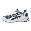 New Balance Nb 878 Минималистичные Удобные Низкие Спортивные Повседневные Кроссовки Унисекс Белые Синие CM878RSD