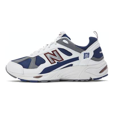 Nb 878 Минималистичные Удобные Низкие Спортивные Повседневные Кроссовки Унисекс Белые Синие CM878RSD