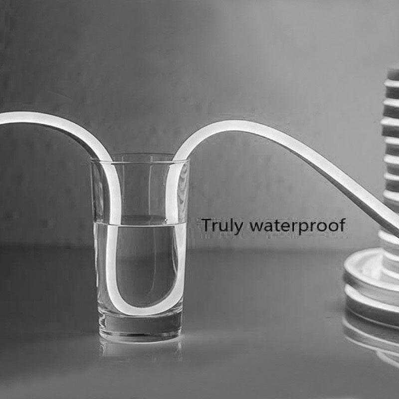 Яркая светодиодная неоновая лента RGB, водонепроницаемая по стандарту IP65, со 120 светодиодами на метр для потрясающего декора