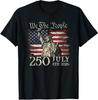 Американская 250-я годовщина Флаг США 4 июля Унисекс Футболка
