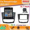 9.7" Vertical Style Tesla Screen Android Car Radio For Renault Kadjar 2015-2017 GPS Navigation Carplay Multimedia Player 2Din