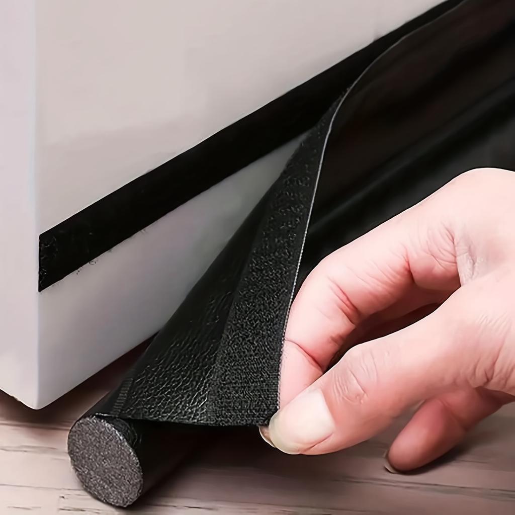1 шт. Уплотнительная полоса для нижней двери, регулируемый уплотнитель, стопор сквозняка под дверью, пенопластовый блокиратор с одной стороны, защищающий от холода, уплотнитель