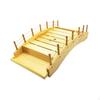 Wood Sushi Bridge Dish Food Plate Tableware Wooden Arch Platter for Restaurant
