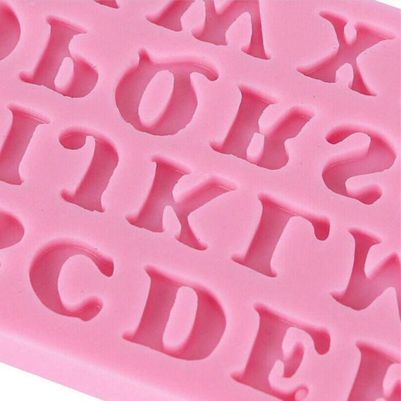 Креативная силиконовая форма для торта с цифрами и буквами алфавита, форма для изготовления мастики своими руками, для шоколада, сахара, мыла