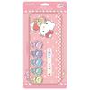 Allone EVA Color Pouch for Sanrio Hello x 4 x Pink Checkered with Inner Compatible with Double Protects from Scratches and Cute Gaming, #Unipo,