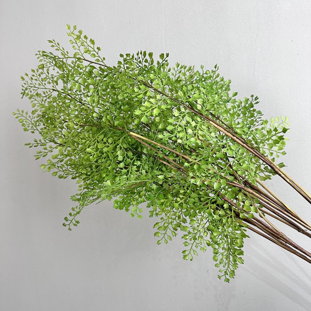 Realistic Artificial Fern Plant Branches Handmade Elegant Artificial Greenery Fern Grass Real Touch Fake Plants