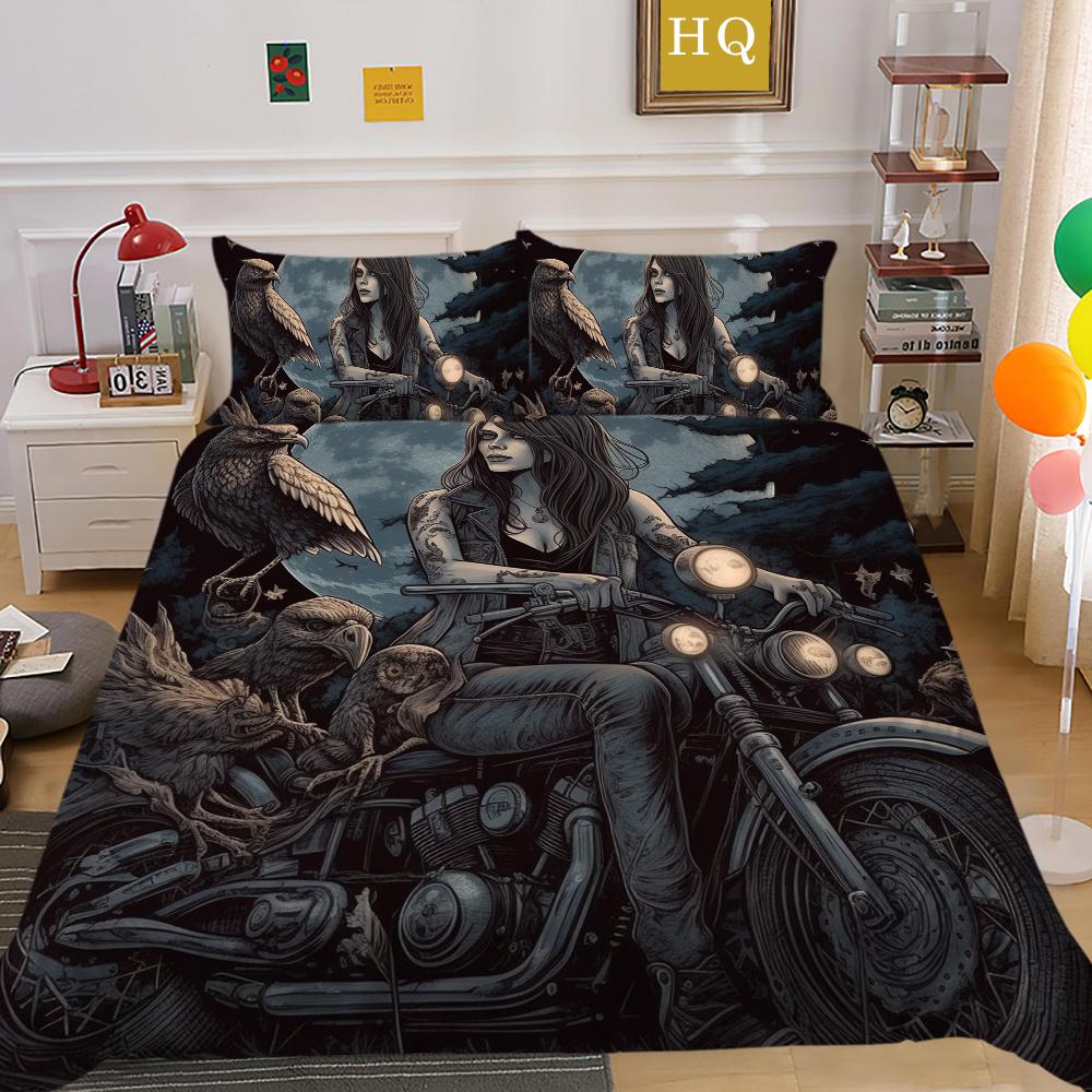 Красота черепа с принтом пододеяльник двойной размер из микрофибры подростков крутой модный домашний текстиль высокого качества