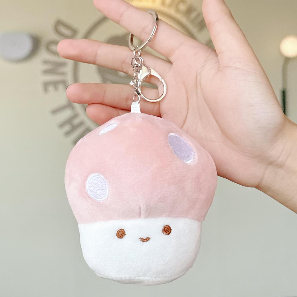 Mushroom Plush Pendant Toy - Claw Machine Prize, Street Stall Gift, Wedding Ring Toss Doll