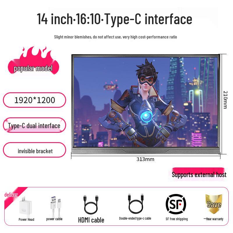 Портативный 4K IPS дисплей 14-15,6", расширение для ноутбука 144 Гц для PS4/Switch