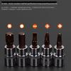 Набор бит для отвертки Torx T30 T40, шлицевая, крестовая с цветочным узором, с запрессованными головками