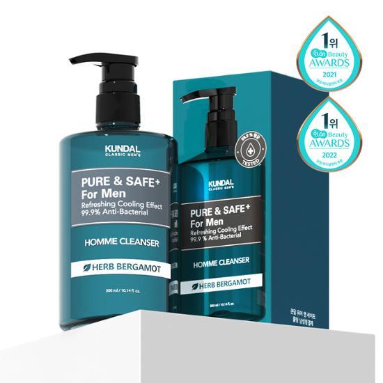 KUNDAL Pure & Safe Cooling Men's Cleanser 300ml