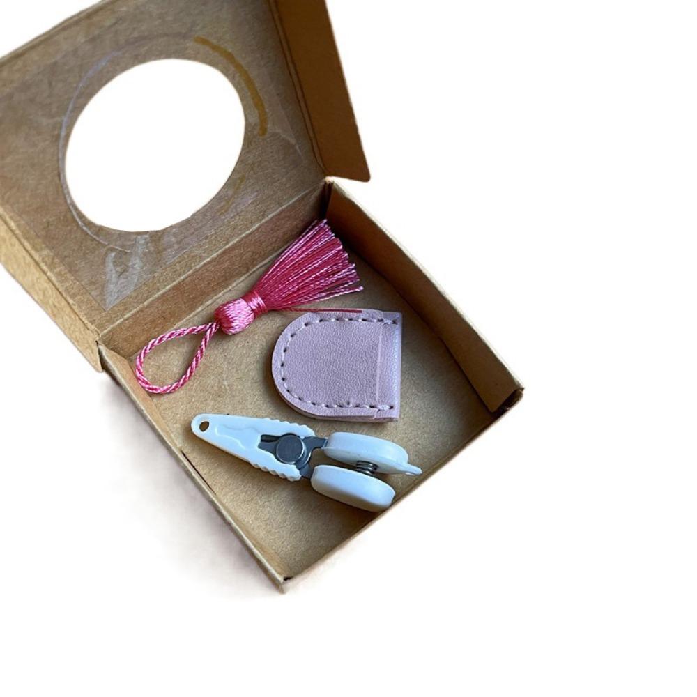 High Precision Art Mini Scissor Protective Cover Spring Yarn Scissors Embroidery Work