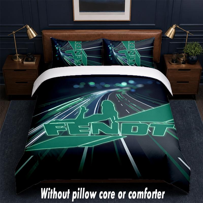 Fendt Design Bed Bedding Set 1 Duvet Cover + 2 Pillowcases Soft Breathable Household Bed Linens