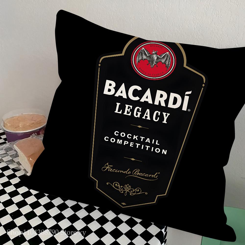 Ликер B-Bacardi-I Наволочка Квадратная Подушка Спальня Диван Досуг Подушка для Комфорта Автомобиль Гостиная Домашний Декор