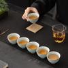 SUSHI CERAMICS Ru Kiln Crackle Glaze Teacup Set