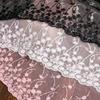 White Black Pink Sewing Fabrics Floral Embroidery 32cm Width Garments Decor Needlework Accessories Diy Crafts Lace Ribbon 2yards
