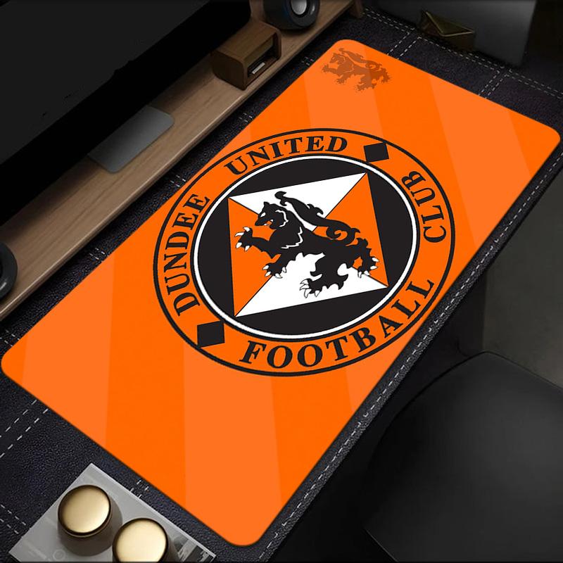 Dundee United Crest Design mouse pad, rubber base, esports desk mat, mouse pad for gamers and office use, gaming desk , easy to clean mat