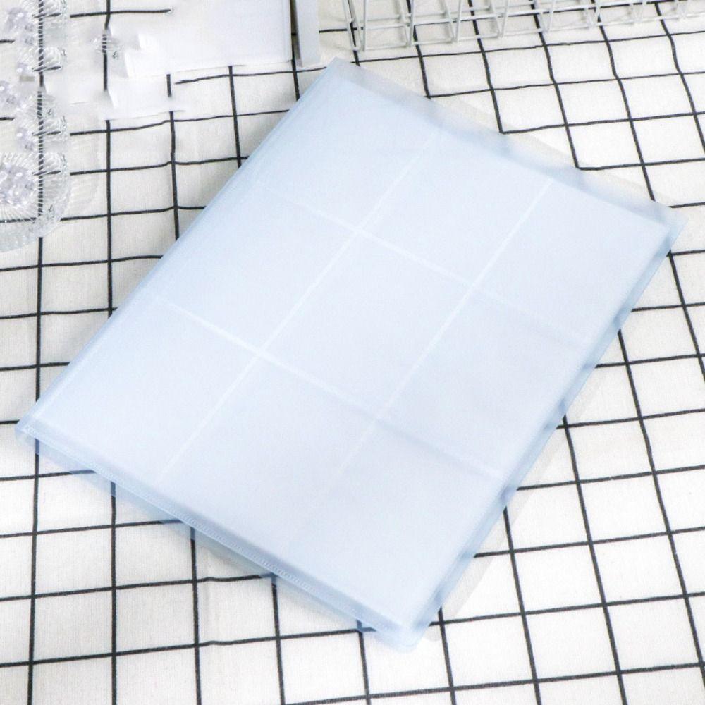3 Inch Binder Photocard Holder A4 Small Card Collect Book Photo Album Binder Fans Supplies