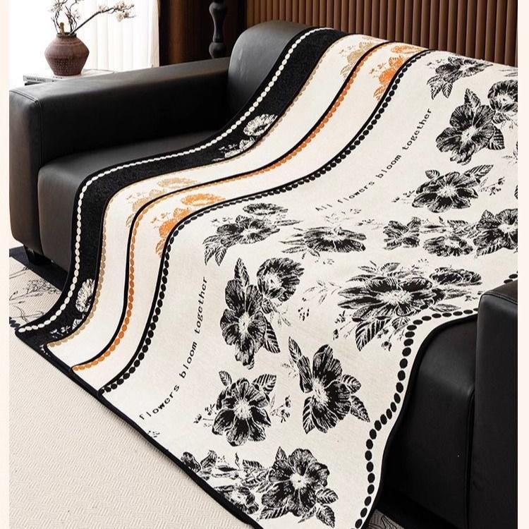 Special-Shaped Sofa Cushion Light Luxury High-End Sense New Four-Season Universal Non-Slip Leather Sofa Seat Cushion Cover Cloth Towel
