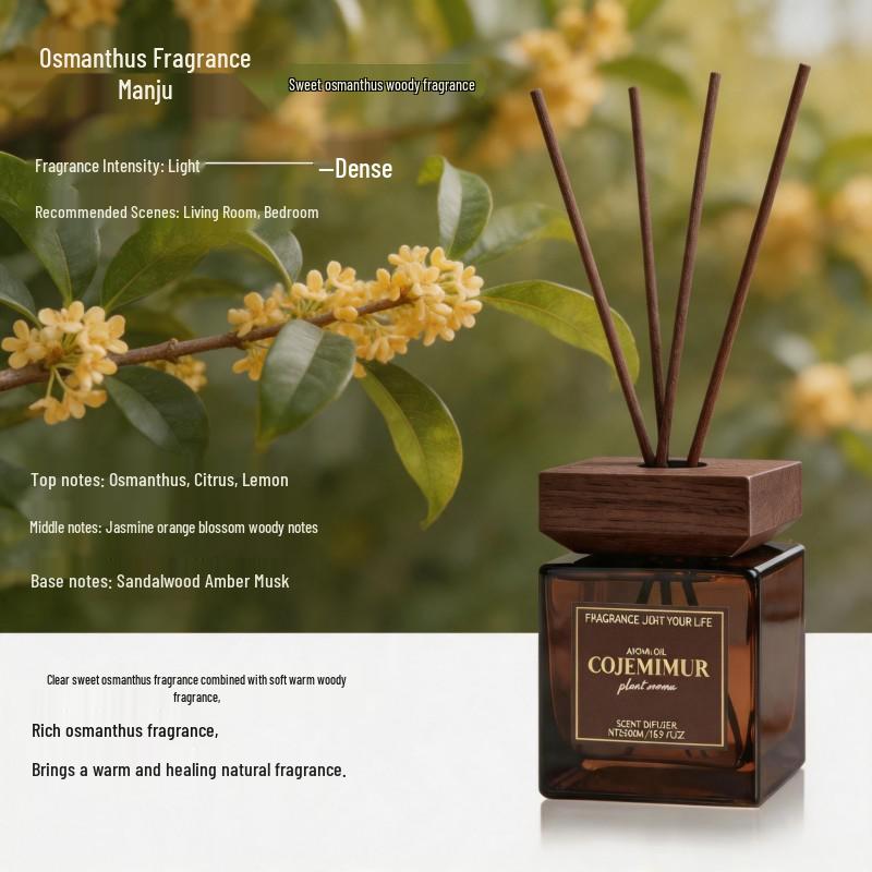 Аромадиффузор Zen Tea 500 мл: Долгоиграющий, всесезонный безпламенный ароматизатор для дома и отеля