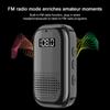Multifunctional BT5.4 Receiver Wireless Audio Adapter Support TF Card Builtin FM Radio with Clip