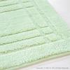 OKA Crum Bath Mat, Approx. 45cm X 65cm, Green (Washable, Non-Slip, Foot Mat)