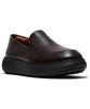 Лоферы Fitflop Iq-Comff из кожи - Шоколадно-коричневые (Ft61K2L03D)