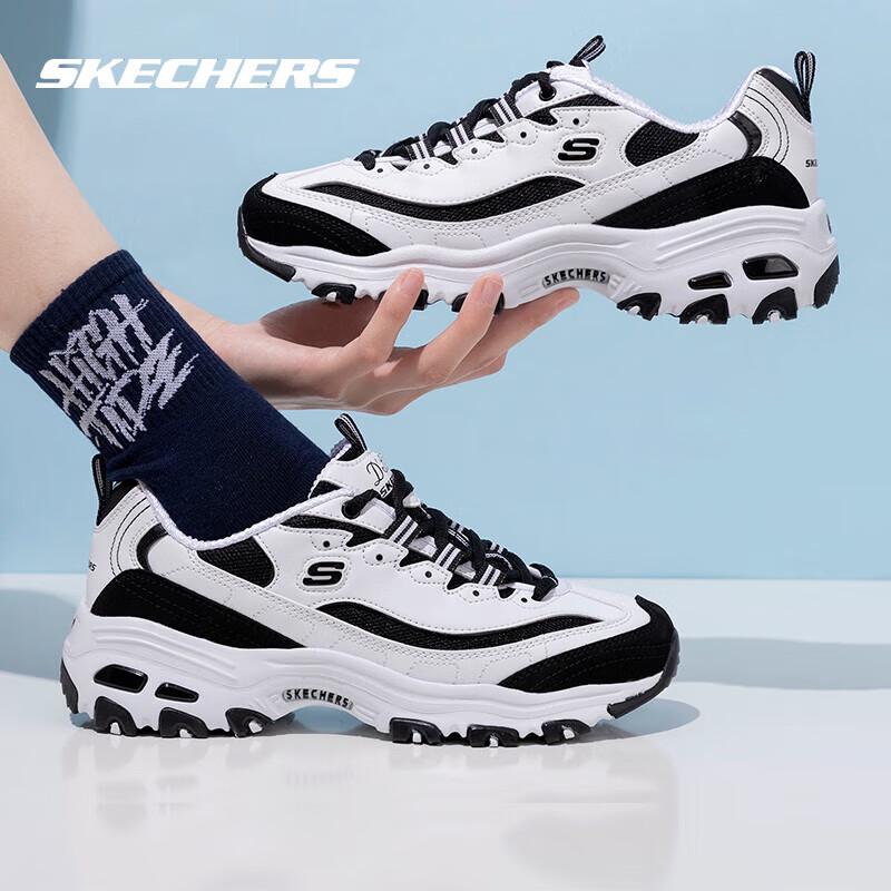 Skechers Женская повседневная обувь на платформе с амортизацией 896121-WBK