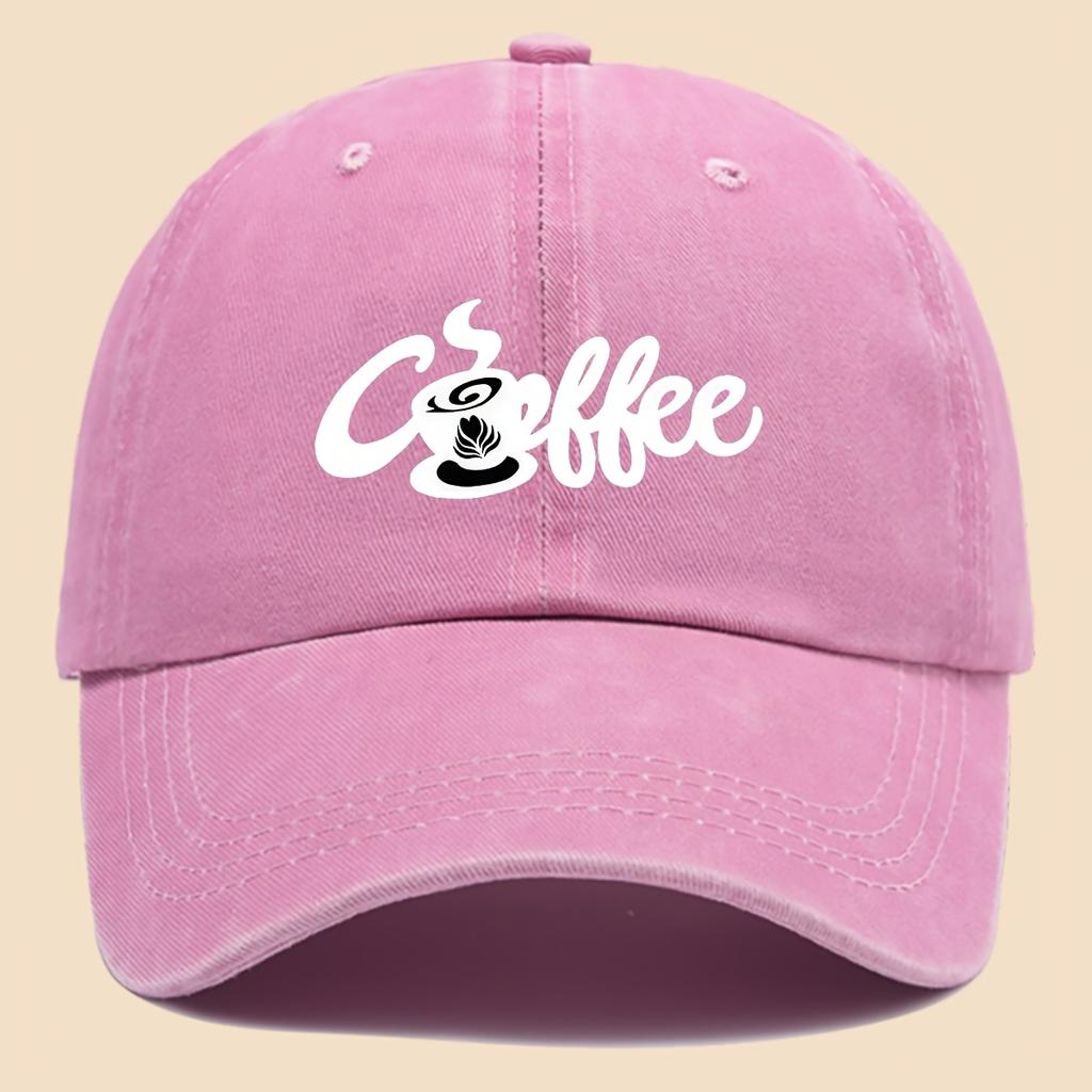 Retro washed baseball cap simple breathable adjustable unisex hat