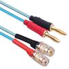 Ipovoq Banana Extension Plug Banana Cable Speaker Cable Banana Male To Female Plug Banana Cord Audio Cable Banana To Banana Male To Female (1m)