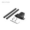 SmallRig Camera Baseplate Kit with 15mm LWS Rod Rail Clamp and Carbon Fiber 15mm Rods for Sony Canon Sony and Camera Cages 8-inch/20cm