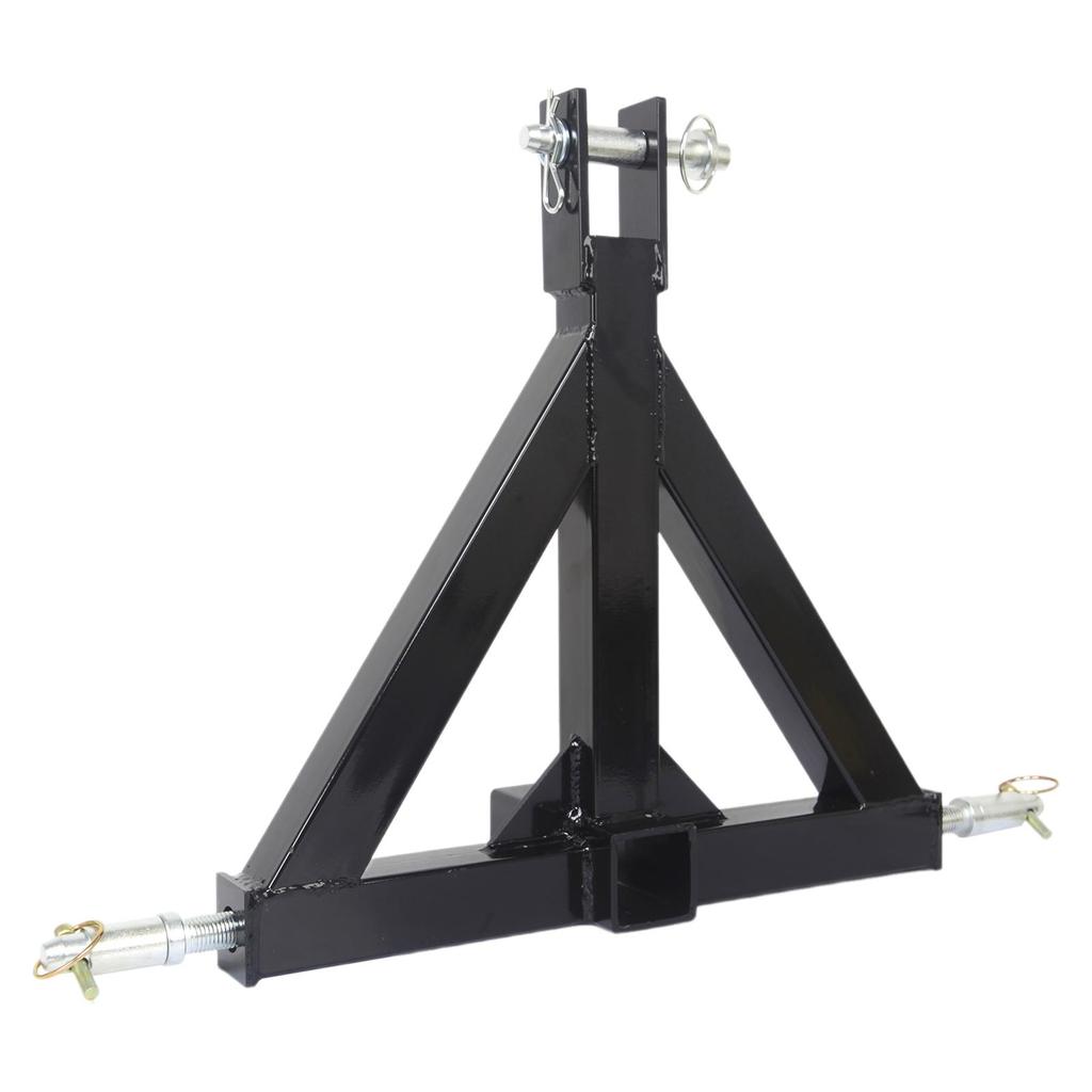 Steel 3point Hitch Receiver Towbar Adapter for Subcompact Tractor with Pins for Industrial Applications