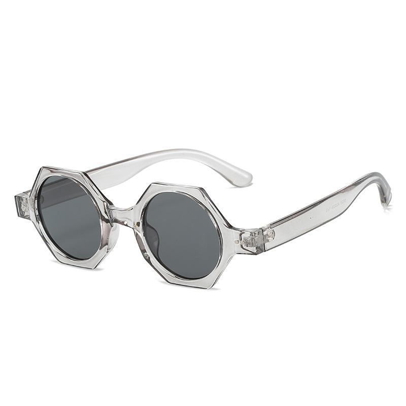 Autumn New Polygonal Sunglasses Personalized Geometric Glasses European And American Fashion Colorful Women'S Sunglasses