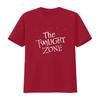 Женская футболка The Twilight Zone Темная Черная Маленькая винтажная стираная уличная с принтом Унисекс Удобный топ для повседневной носки