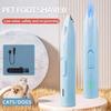 Набор для ухода за домашними животными, перезаряжаемый через USB, машинка для стрижки шерсти животных, тихая, со светодиодом, электрическая бритва для кошек, низкий уровень шума, триммер для шерсти животных, уход за ушами