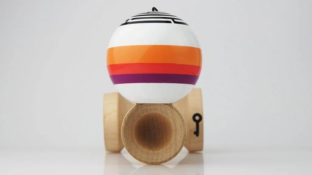 Okendama Kendama MAZE Series ZERO1 Shape SHTICK V2 Paint Sticky Paint (MAZE 4)