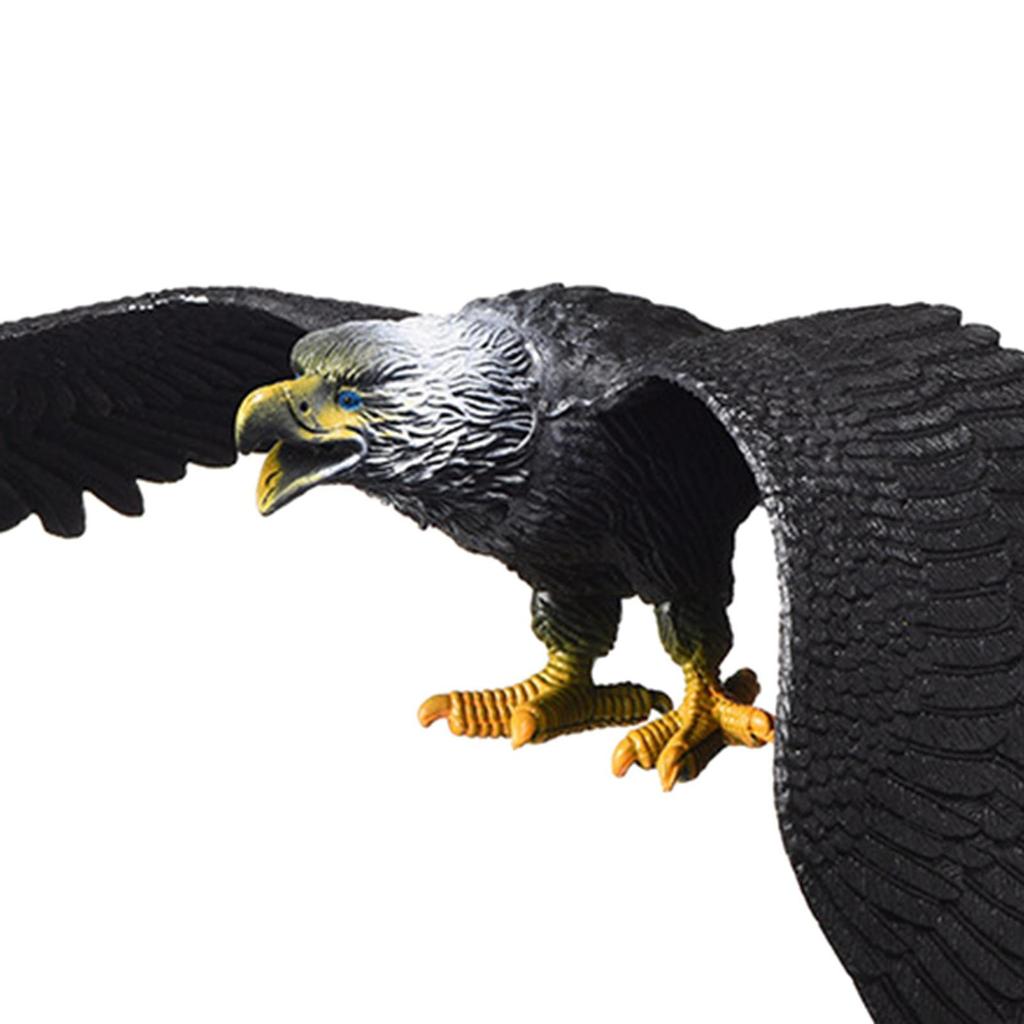 Имитация орла, модель животного, птица, игрушечный орнамент, детский подарок для девочек