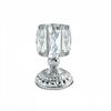 European Style Crystal Candle Holder Iron Shiny Candlestick Decorative Cylinder Romantic Aromatherapy Holder Wedding Party